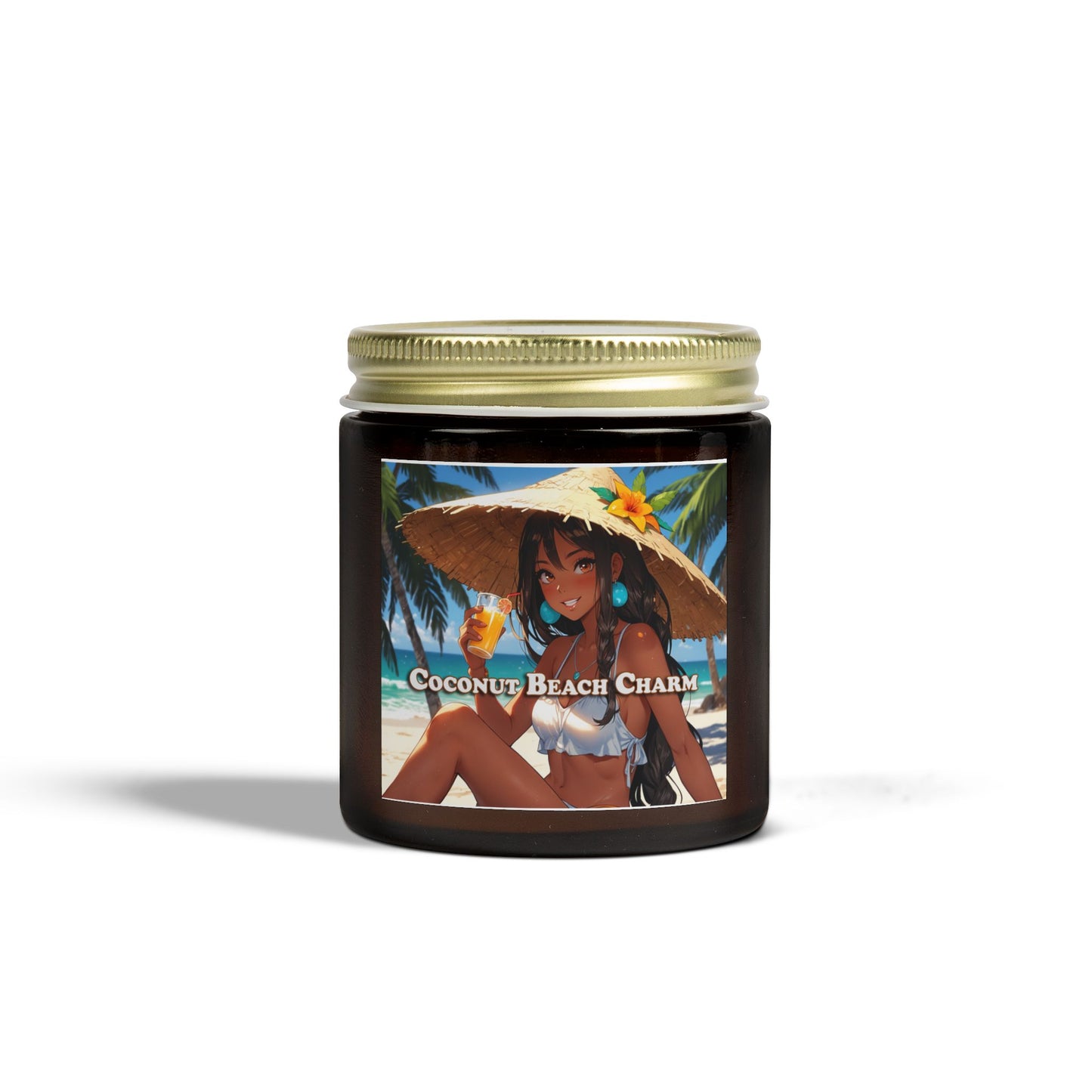 Coconut Beach Charm - Scented Candles (4oz, 9oz)