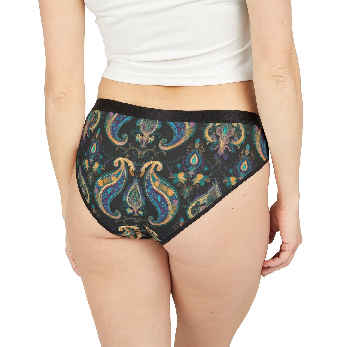 Floral Paisley Pattern - Women's Underwear (AOP)