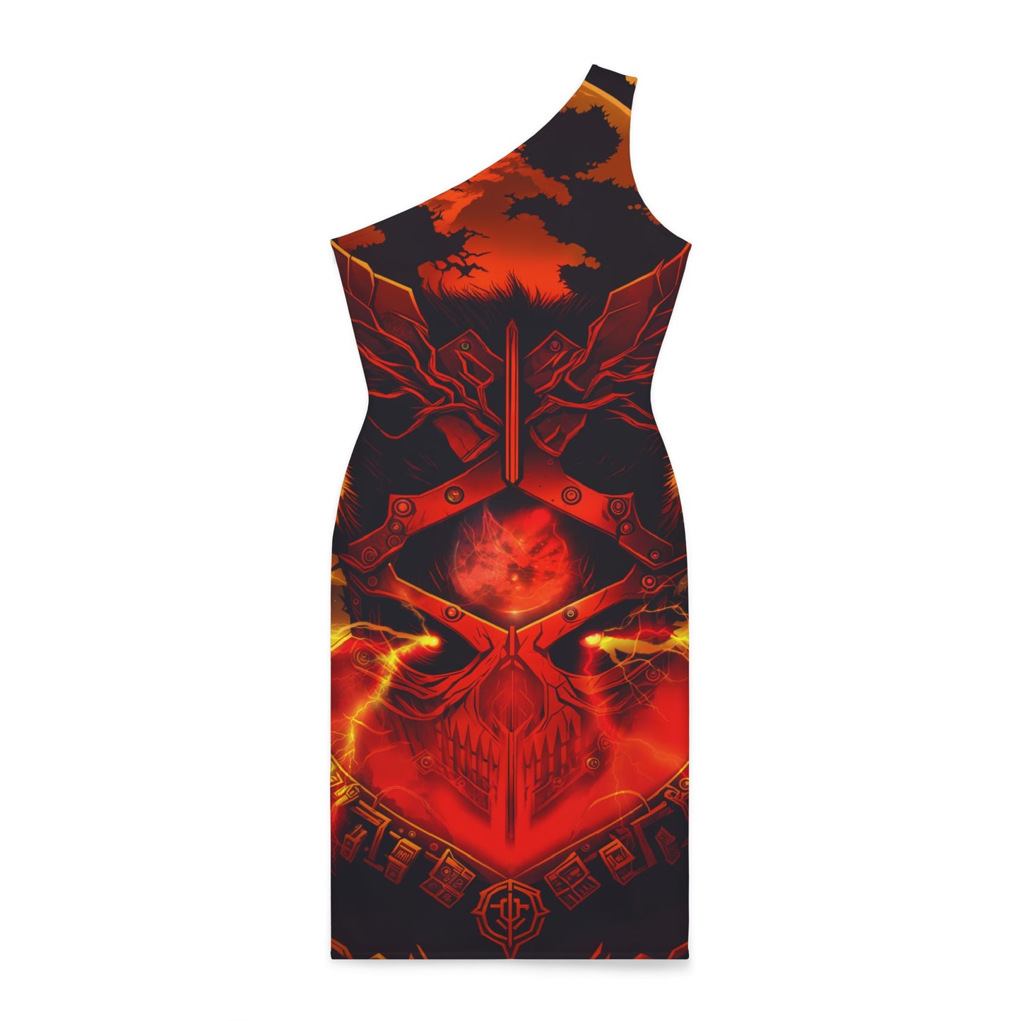 Undead King - Shoulder Dress (AOP)