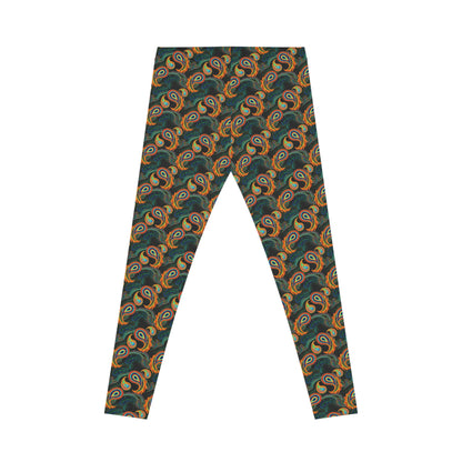 Bright Paisley Print - Women's Casual Leggings (AOP)