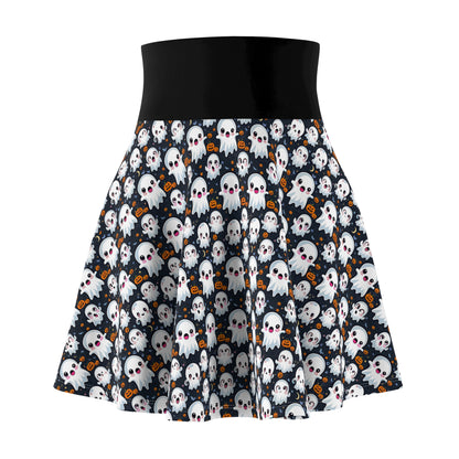 Halloween Print -Women's Skater Skirt (AOP)