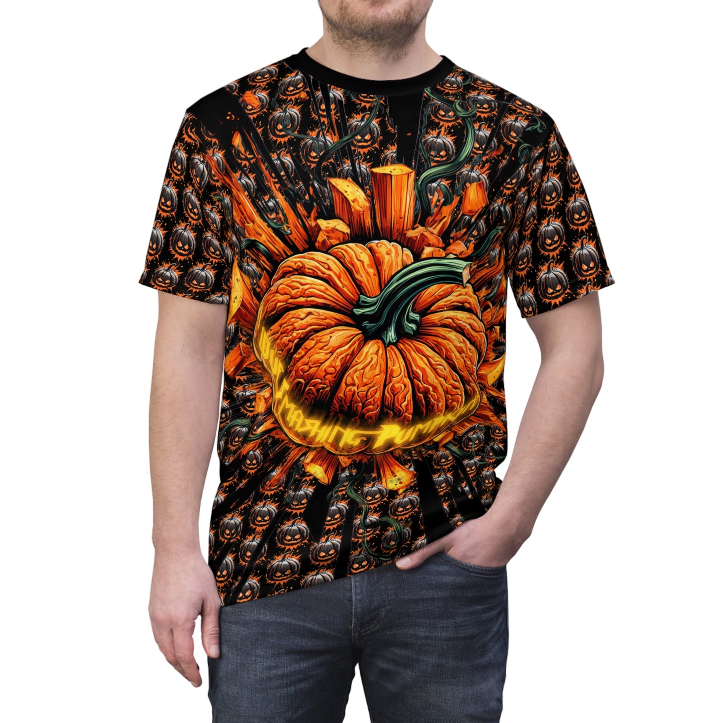 I Love Smashing Pumpkins - Unisex Cut & Sew Tee (AOP)