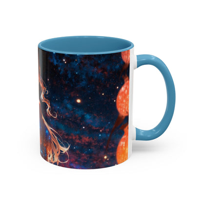 Luminous Cardamom Nebula - Accent Coffee Mug (11, 15oz)