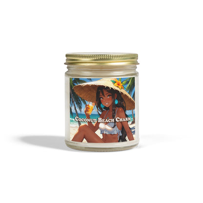 Coconut Beach Charm - Scented Candles (4oz, 9oz)