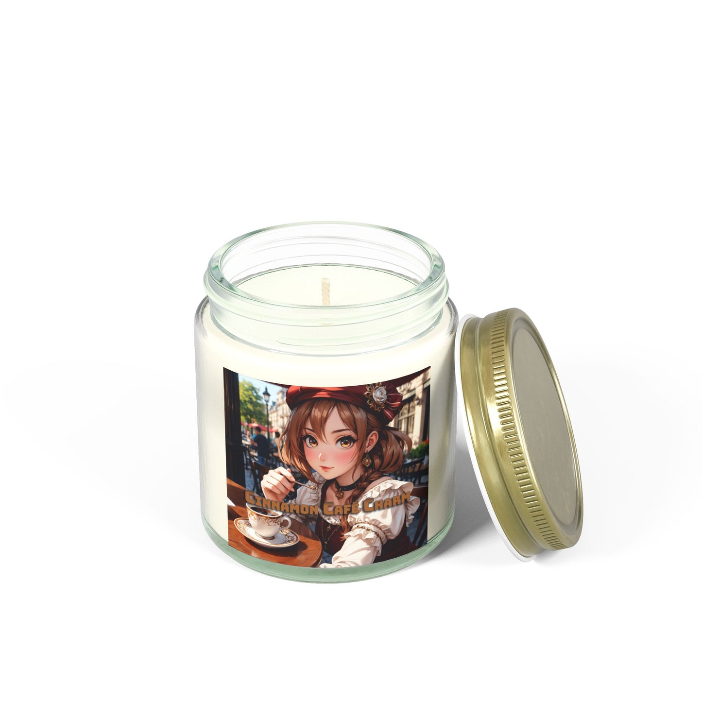 Cinnamon Café Charm - Scented Candles (4oz, 9oz)