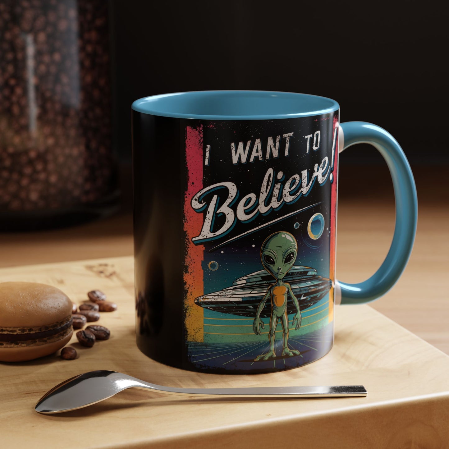 I Want To Believe - Accent Coffee Mug (11, 15oz)