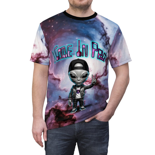 I Come In Peace - Unisex Cut & Sew Tee (AOP)