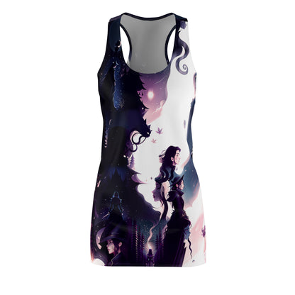 Mystic Journey - Women's Cut & Sew Racerback Dress (AOP)