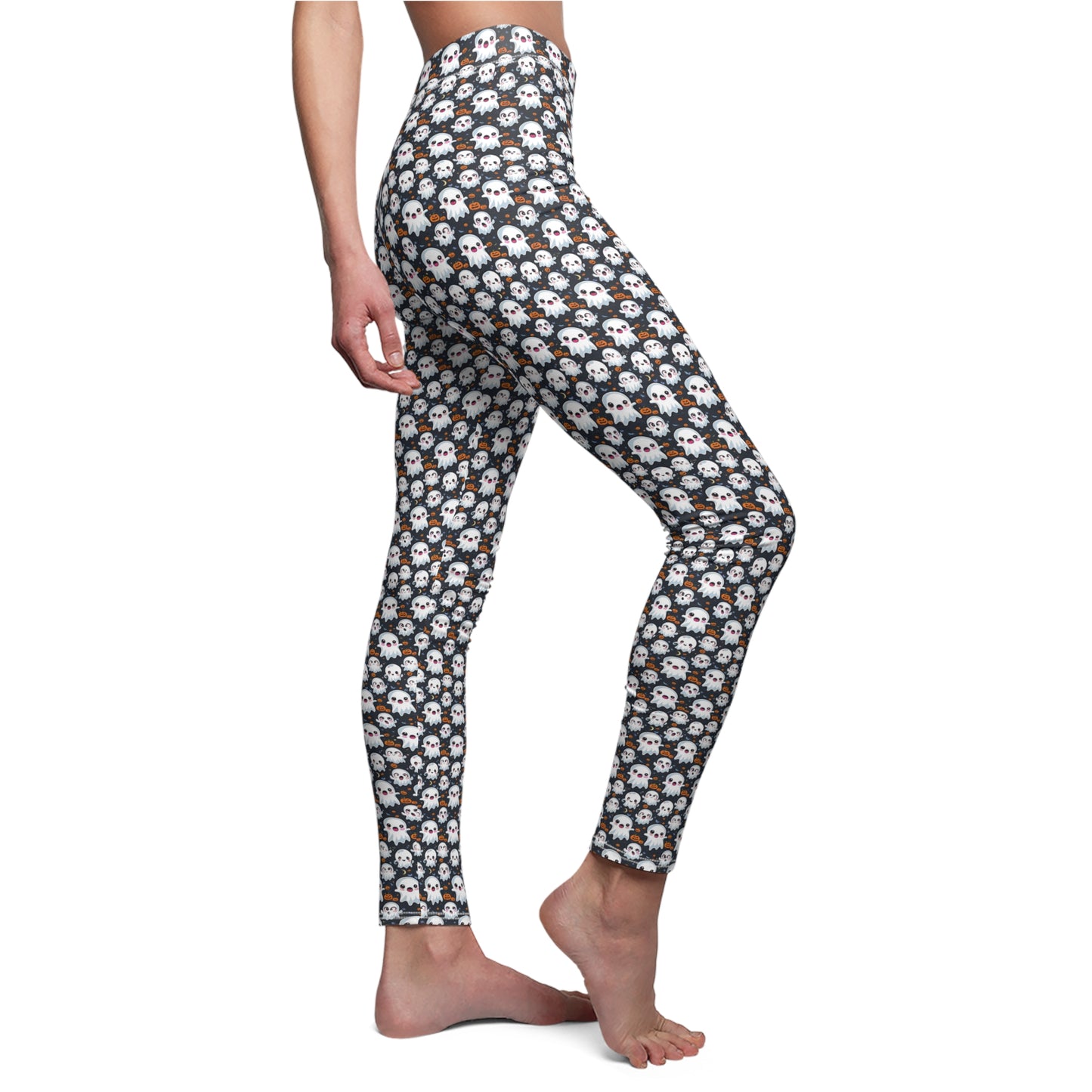 Halloween Print - Women's Cut & Sew Casual Leggings (AOP)