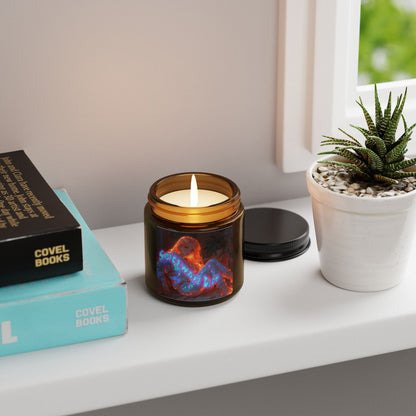 Spicewave Glow - Scented Soy Candle (Amber Jar)