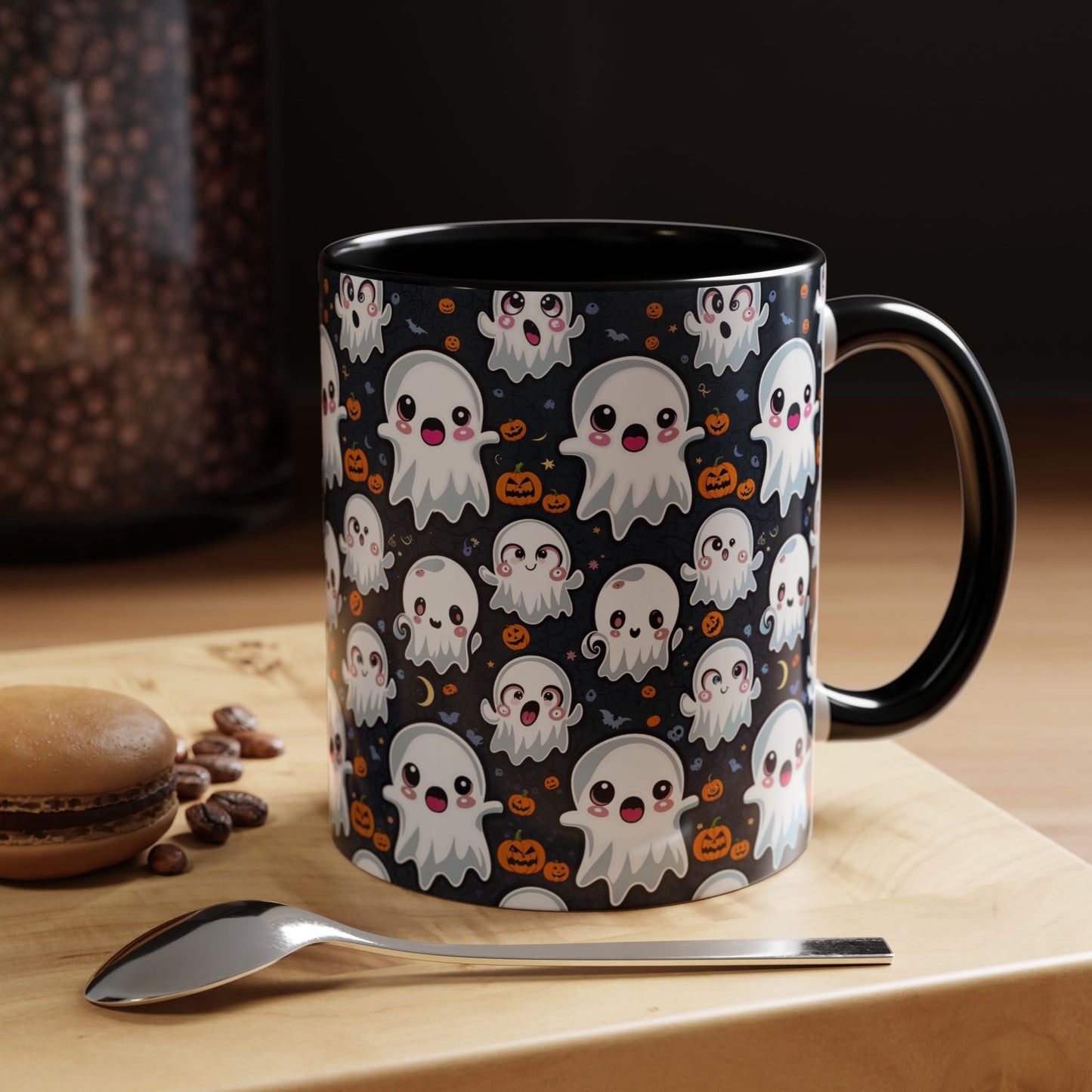 Halloween Print - Accent Coffee Mug (11, 15oz)