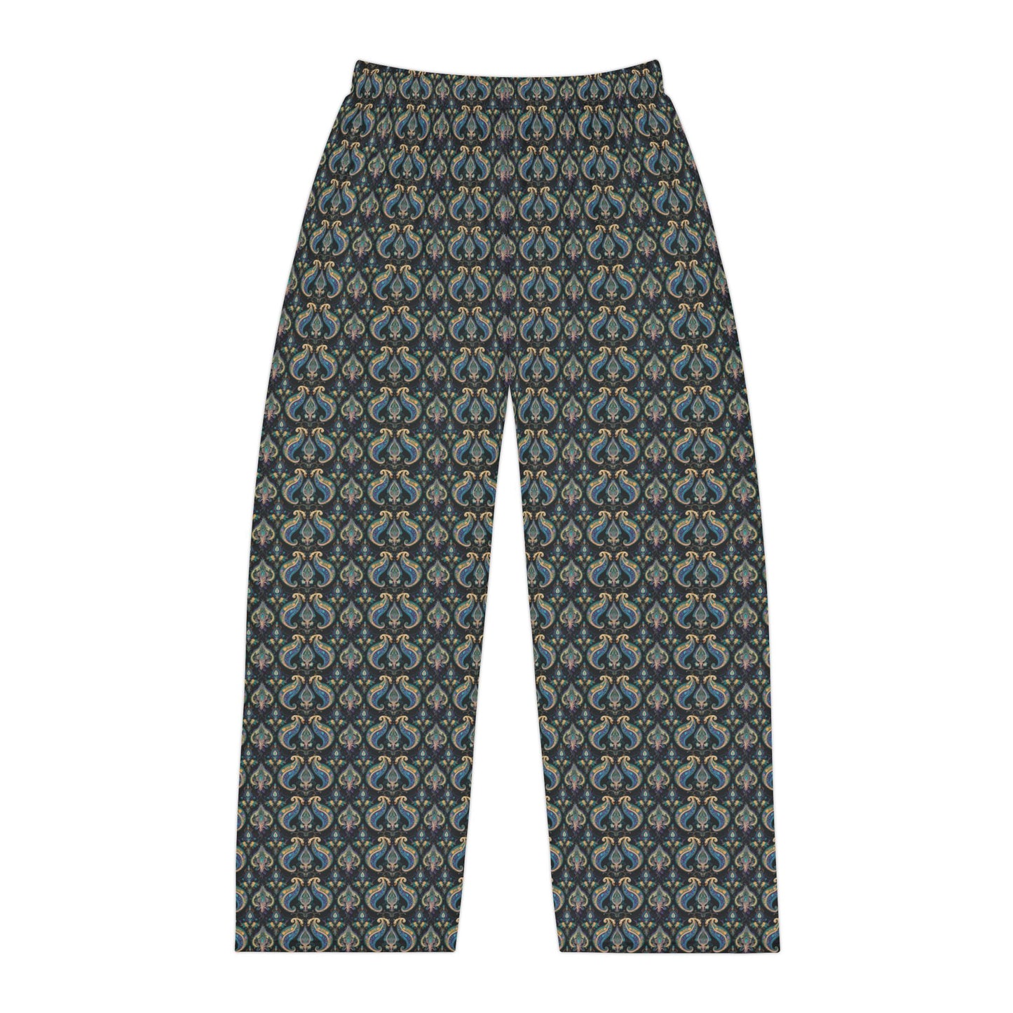 Floral Paisley Print - Men's Pajama Pants (AOP)