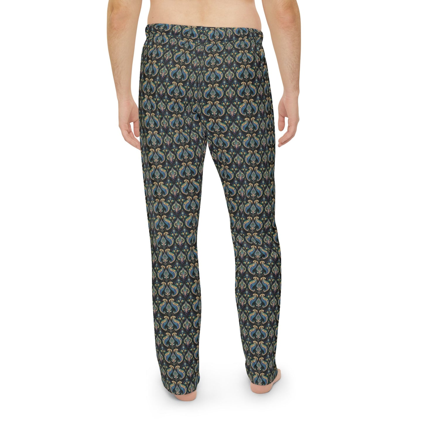 Floral Paisley Print - Men's Pajama Pants (AOP)