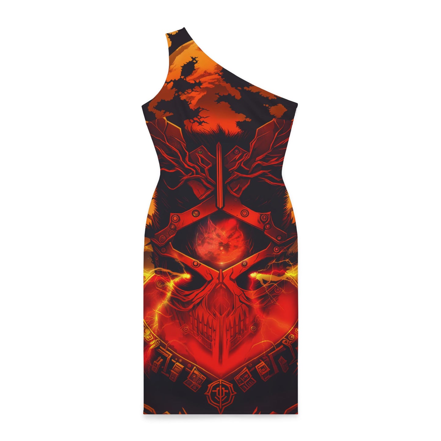 Undead King - Shoulder Dress (AOP)