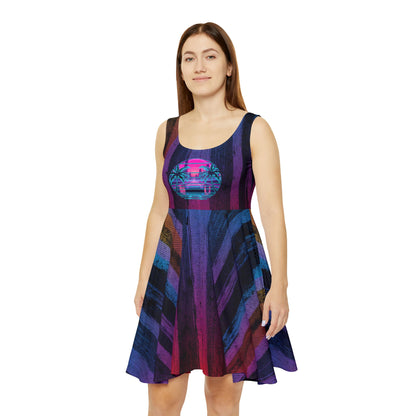 Night City 01 - Women's Skater Dress (AOP)