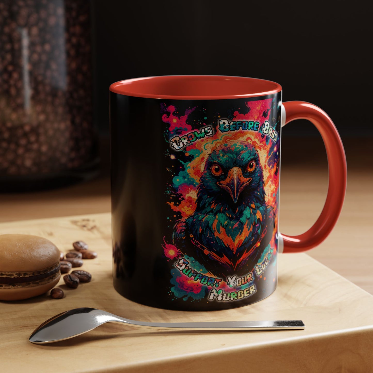 Crows Before Bros - Accent Coffee Mug (11, 15oz)