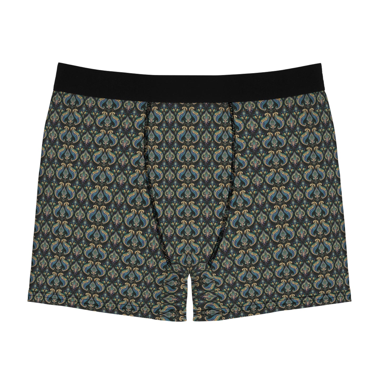 Floral Paisley Pattern - Men's Boxer Briefs (AOP)