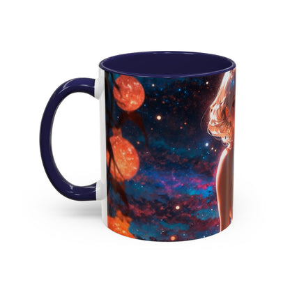 Luminous Cardamom Nebula - Accent Coffee Mug (11, 15oz)