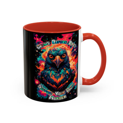 Crows Before Bros - Accent Coffee Mug (11, 15oz)