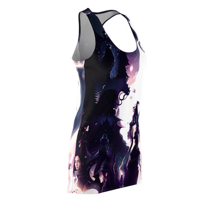 Mystic Journey - Women's Cut & Sew Racerback Dress (AOP)