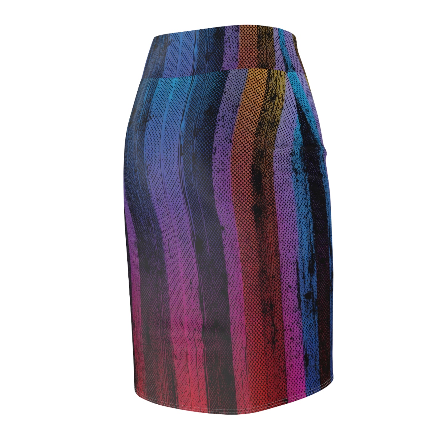 (Retro) Vertical Pattern - Women's Pencil Skirt (AOP)