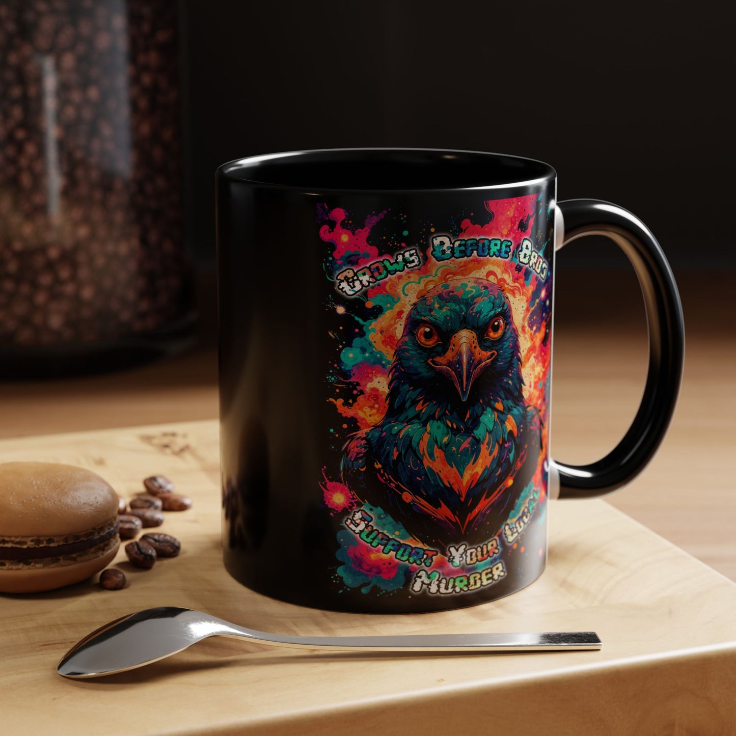 Crows Before Bros - Accent Coffee Mug (11, 15oz)