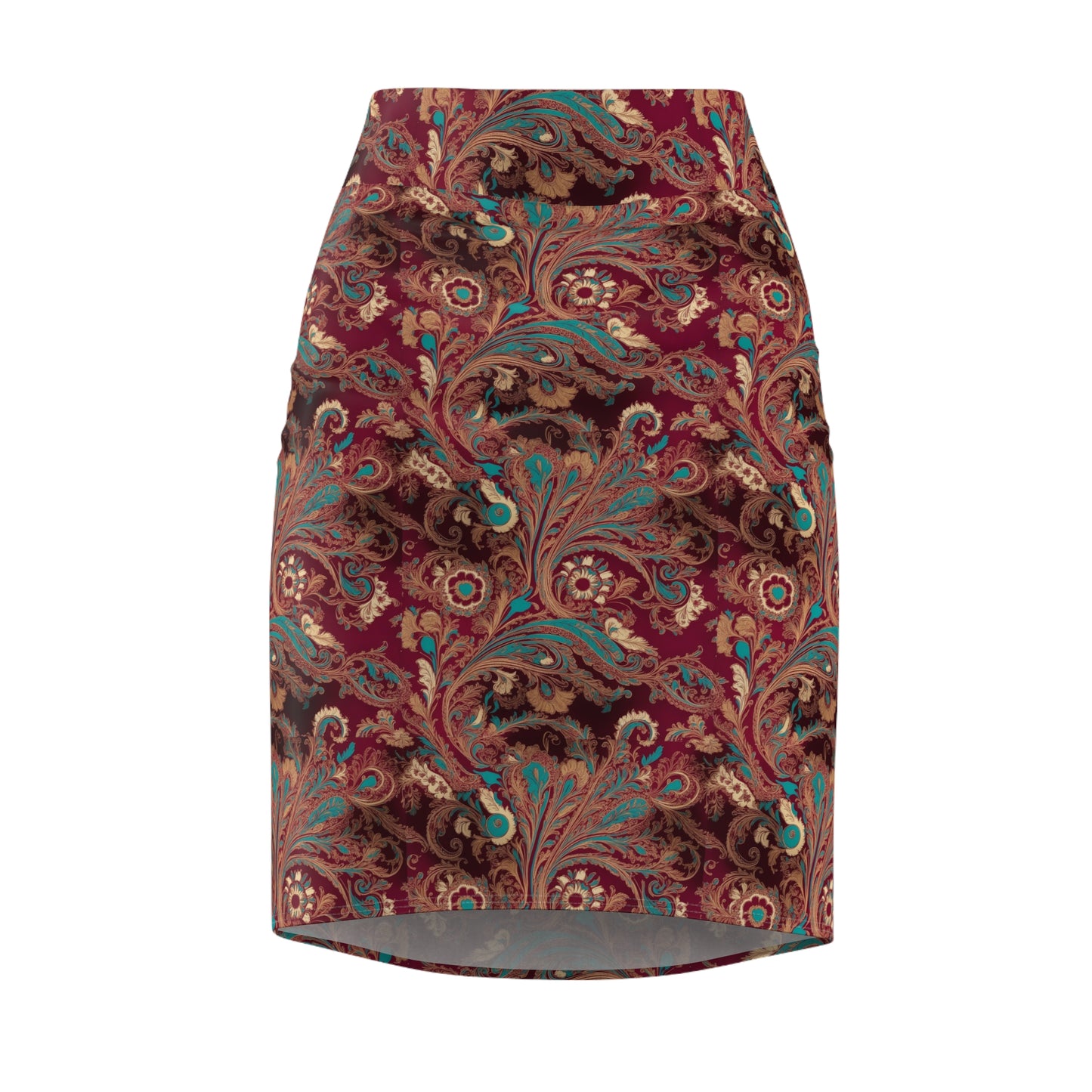 Vintage Paisley Women's Pencil Skirt