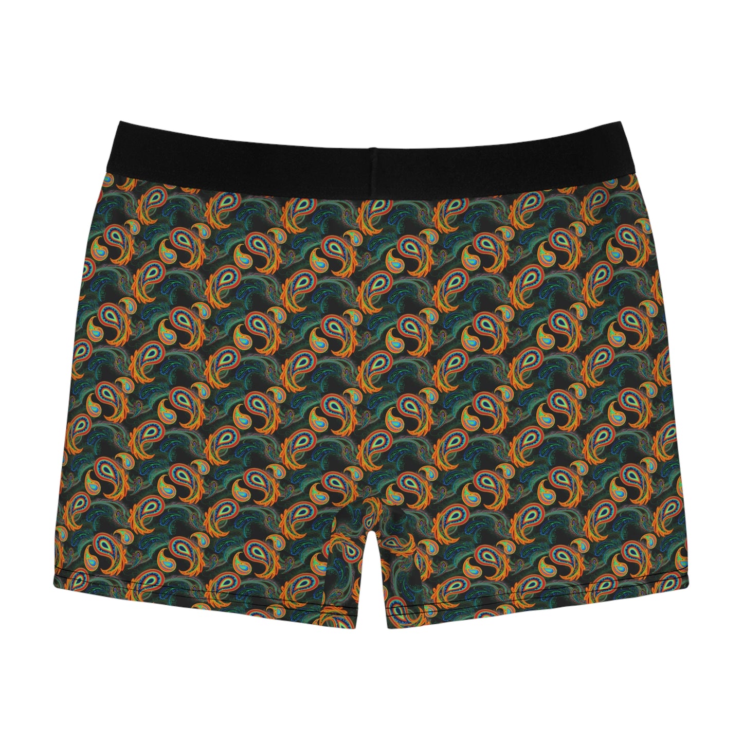 Bright Paisley Print - Men's Boxer Briefs (AOP)