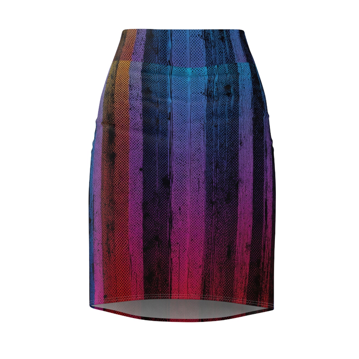 (Retro) Vertical Pattern - Women's Pencil Skirt (AOP)