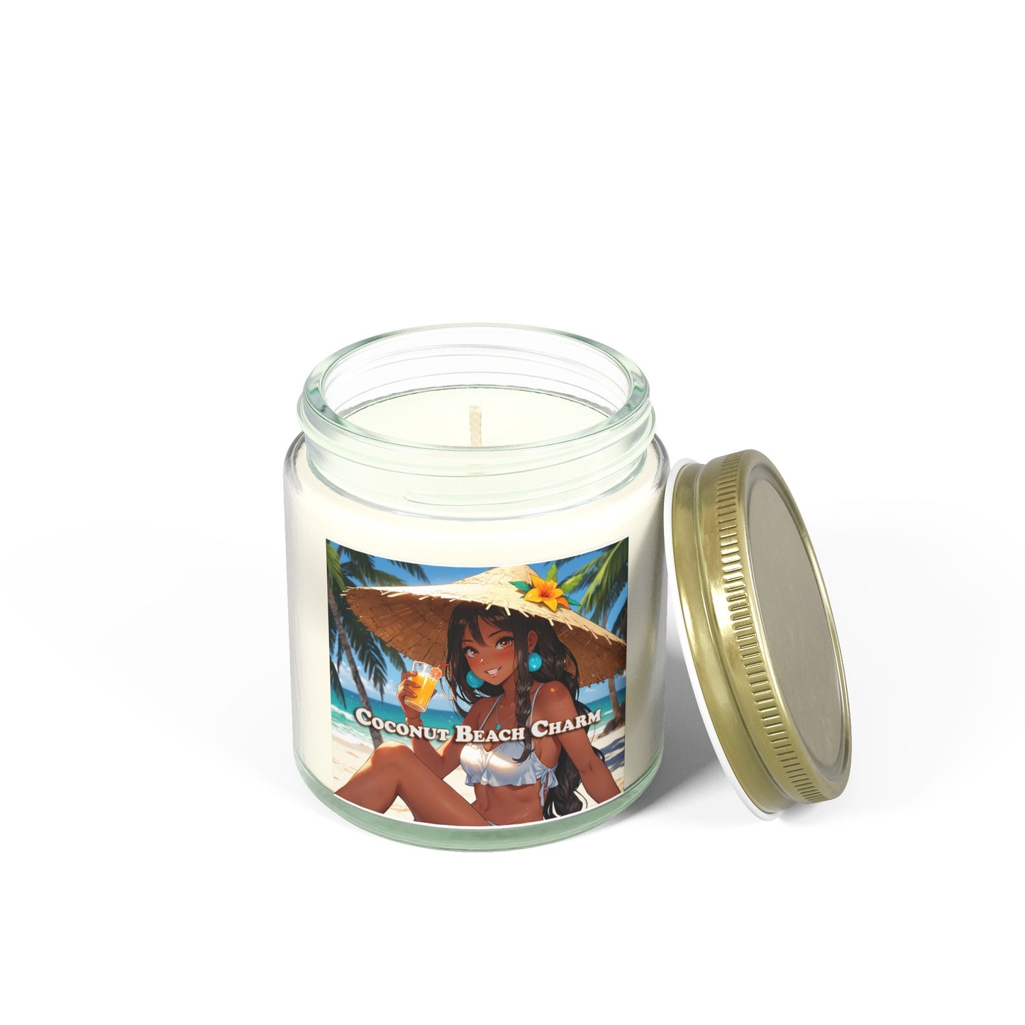 Coconut Beach Charm - Scented Candles (4oz, 9oz)