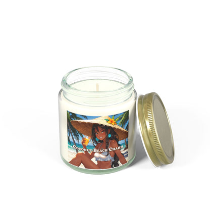 Coconut Beach Charm - Scented Candles (4oz, 9oz)