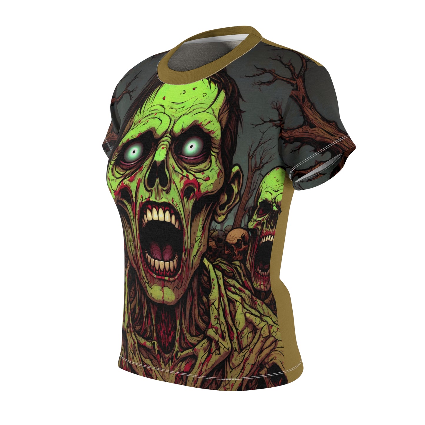 Zombie Horde - Women's Cut & Sew Tee (AOP)