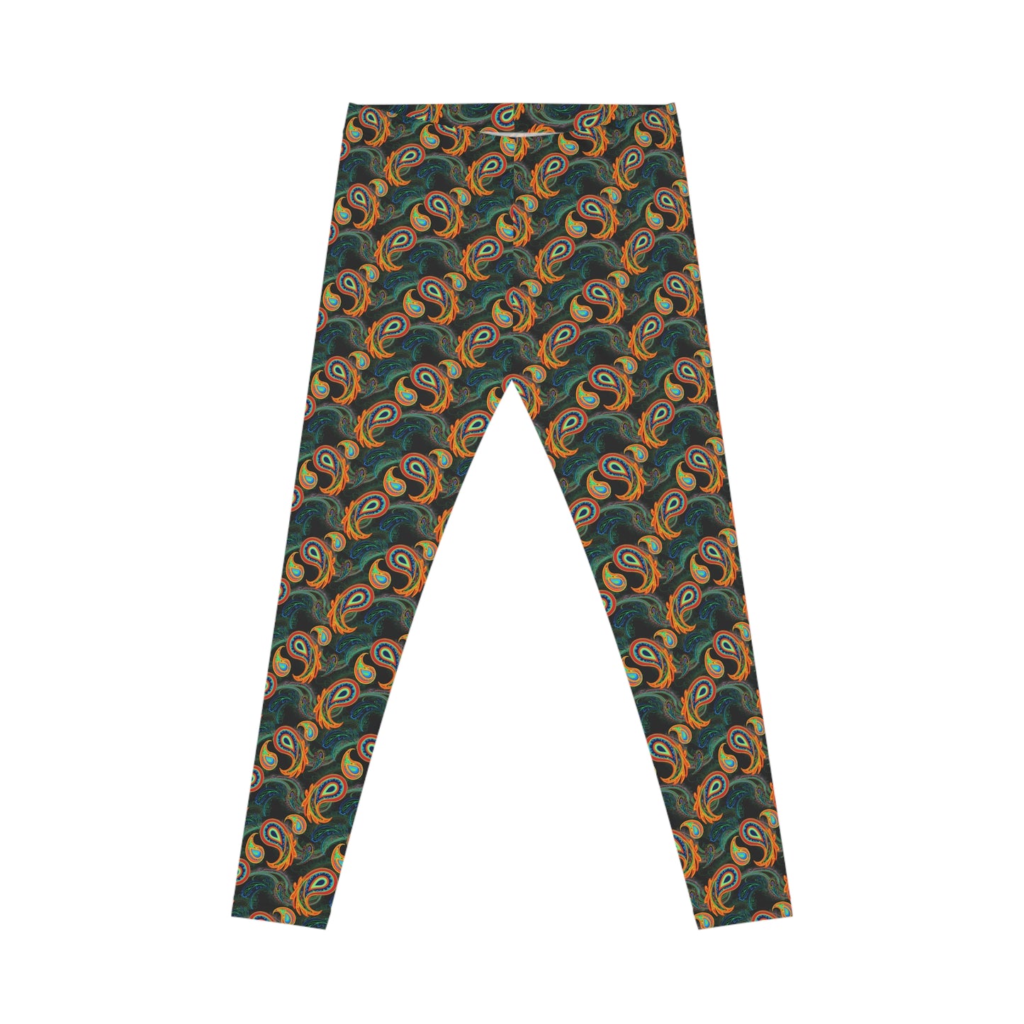 Bright Paisley Print - Women's Casual Leggings (AOP)