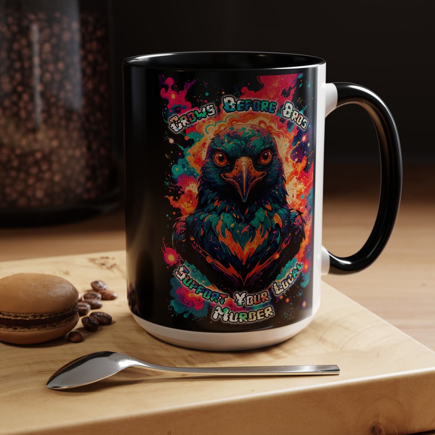 Crows Before Bros - Accent Coffee Mug (11, 15oz)