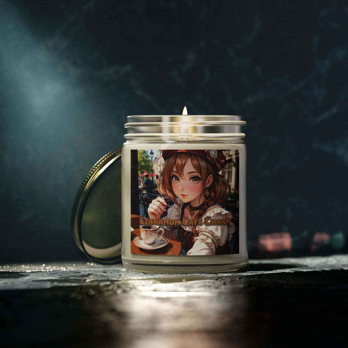 Cinnamon Café Charm - Scented Candles (4oz, 9oz)