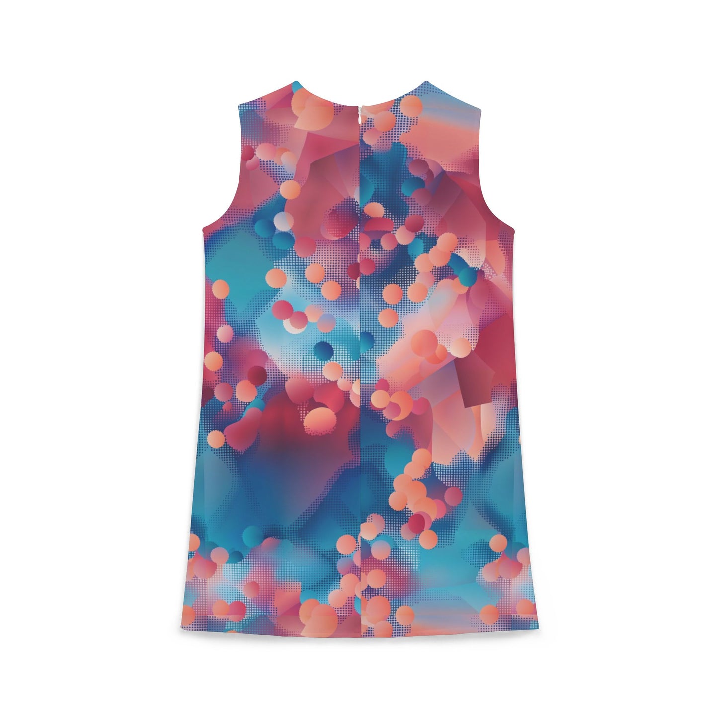 A-Line Gradient Ombre Dress