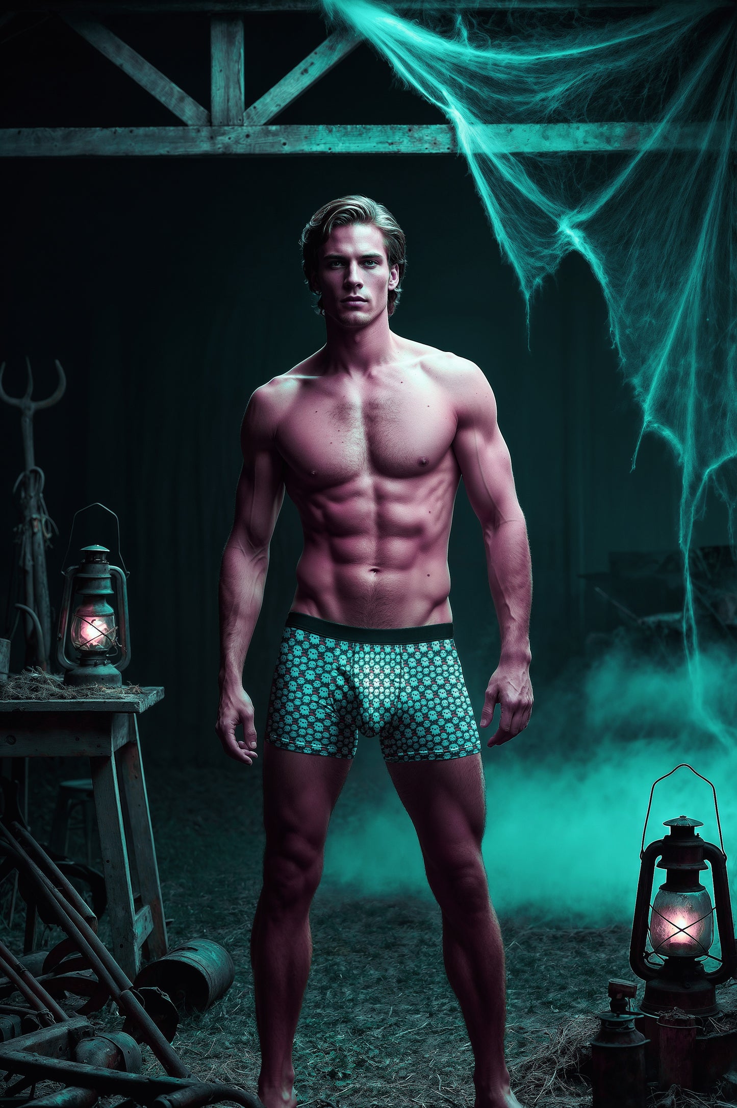 Halloween Print - Men's Boxer Briefs (AOP)