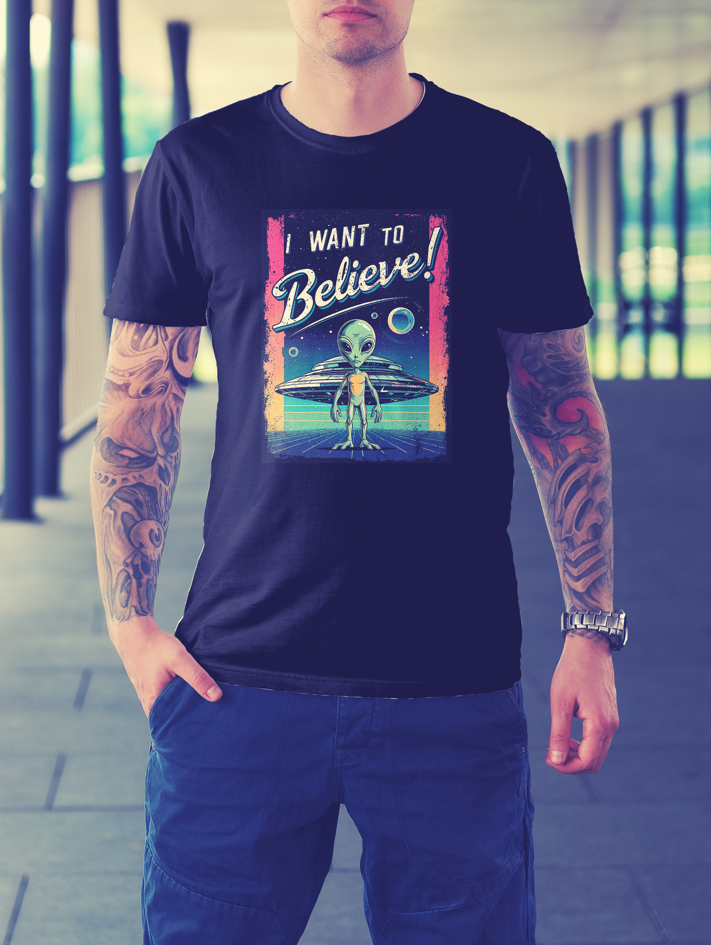 I want to believe - Unisex Heavy Cotton Tee