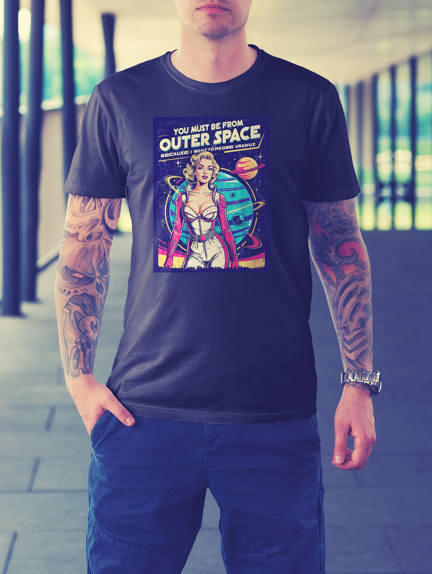 You Must Be From Outer Space - Unisex Softstyle T-Shirt